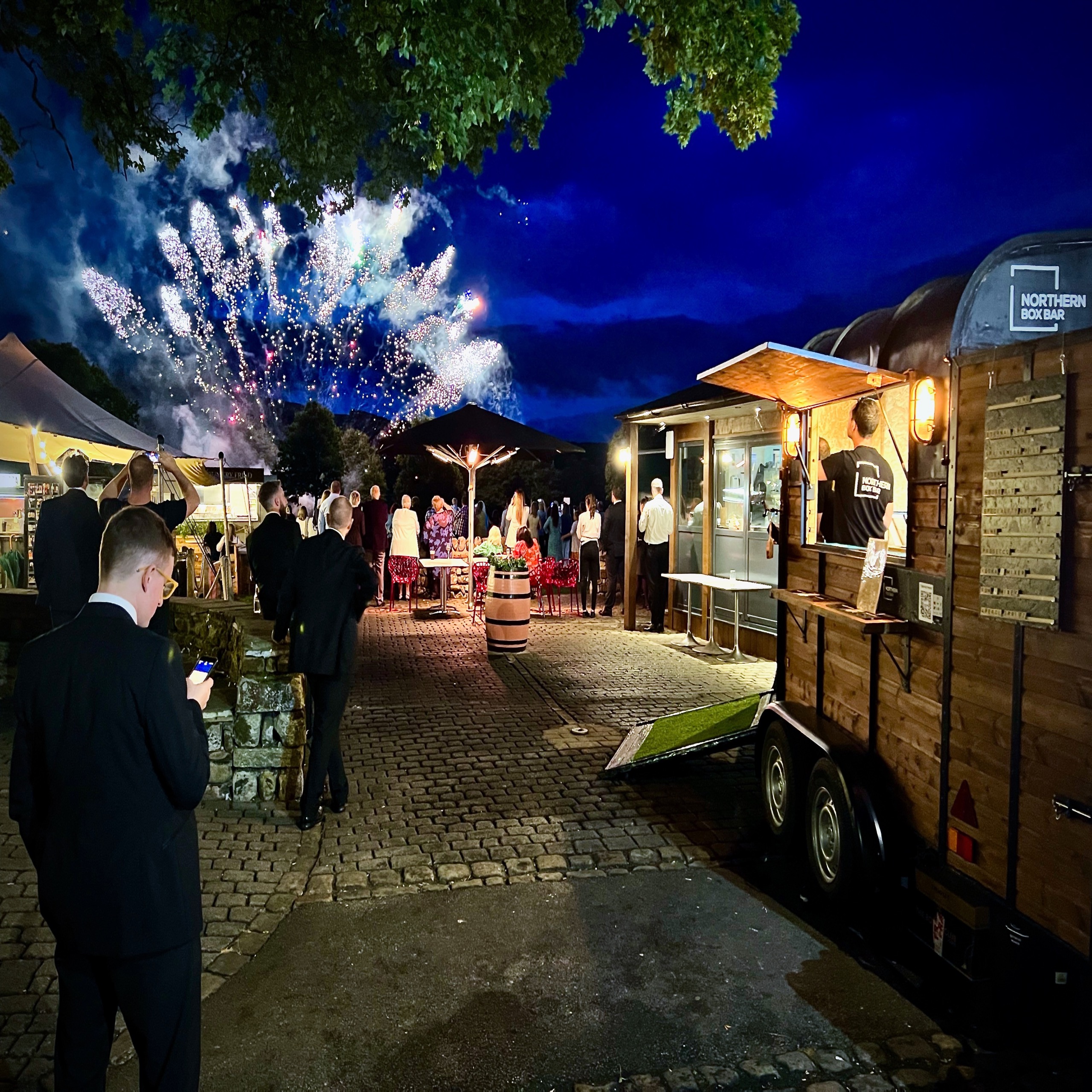 Fireworks at the Devonshire Arms